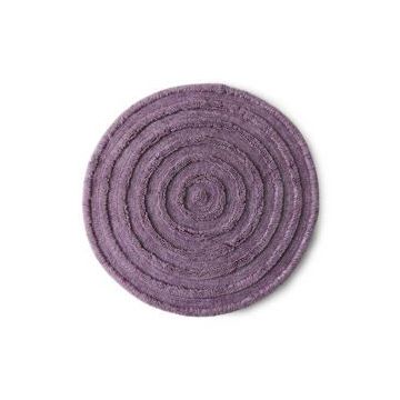 Vloerkleed rond lila