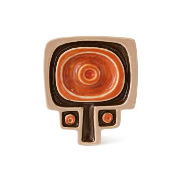 Wall art ceramic posy
