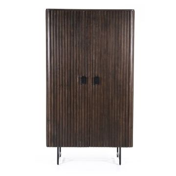 Kabinet remi 2drs bruin