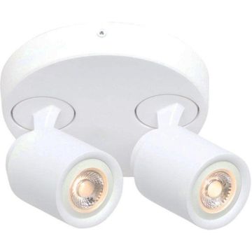 2-lichts spot razza GU-10 wit