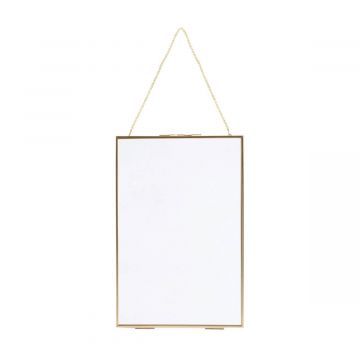 Fotolijst met slot 20 x 30 cm goud