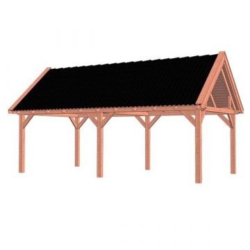 Buitenverblijf Zadeldak XL 770x440x425cm