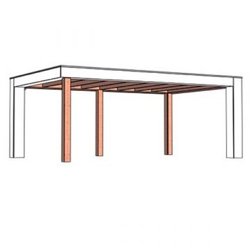 Buitenverblijf Verona model rechts 520x335x250cm