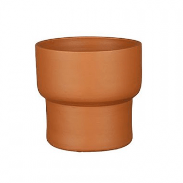 Riva base pot rond terra - h15xd17cm