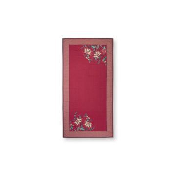 Tafelkleed Flower Festival roze 150x300cm