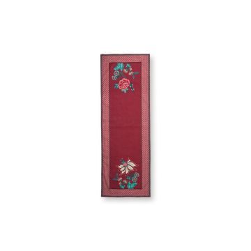 Tafelloper Flower Festival roze 50x150cm