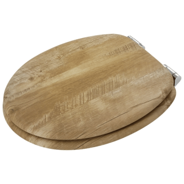 Hetta Toiletbril met deksel MDF Bruin