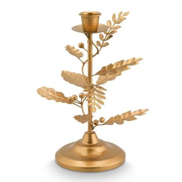Kandeaar Leaves goud 21,5 cm