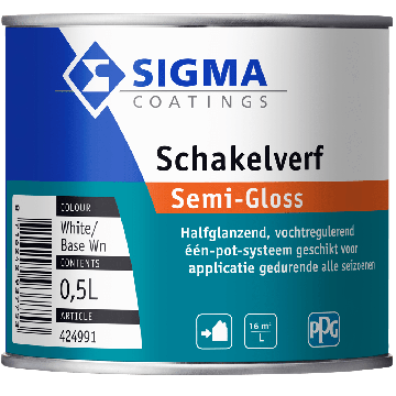 Sigma Schakelverf Semi-Gloss 0,5L WN