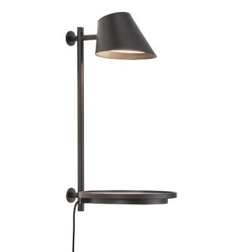 Stay wandlamp zwart