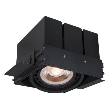 Lucide TRIMLESS - Inbouwspot - 1xGU10 - Zwart