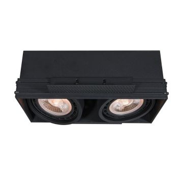 Lucide TRIMLESS - Inbouwspot - 2xGU10 - Zwart