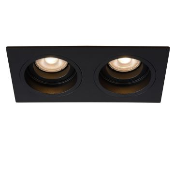 Lucide EMBED - Inbouwspot - 2xGU10 - Zwart