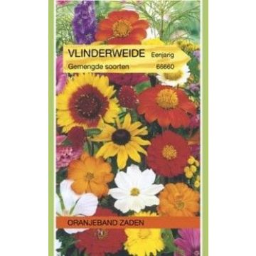 Oranjeband zaden vlinderweide mengsel 5 m2