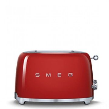 Smeg broodrooster 2 x 2 TSF01RDEU rood