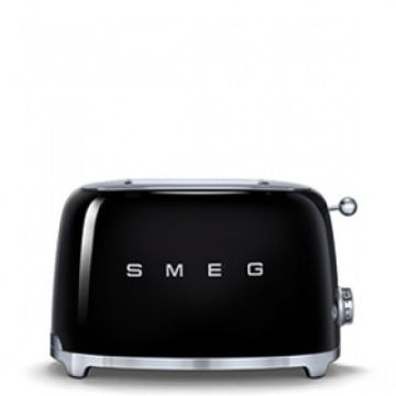 Smeg broodrooster 2 x 2 TSF01BLEU zwart