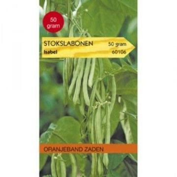 Oranjeband zaden stokslabonen isabel 50g