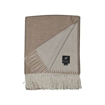 Alpaca zomer plaid witbeige