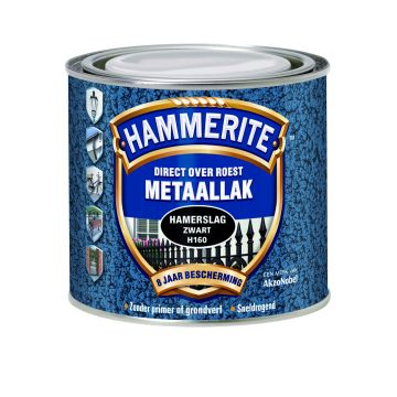 Metaallak hamerslag zilvergrijs