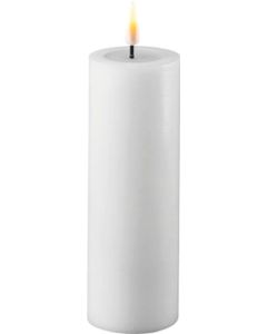 Kaars LED wit 5x15 cm