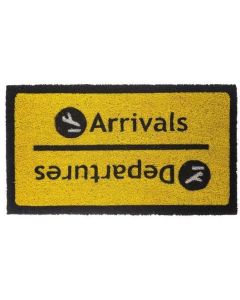 Deurmat arrivals/departures