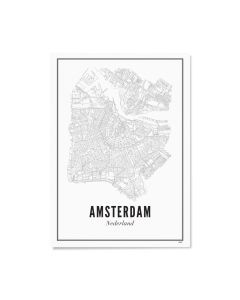 Poster Amsterdam 21 x30