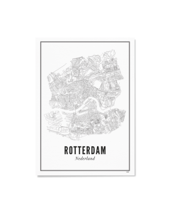 Poster Rotterdam 21 x 30