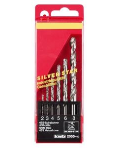 KWB silverstar borenset hss 2 - 8 mm 6-delig