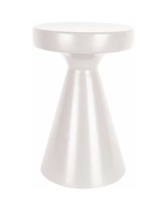 Side table Solid iron ivory