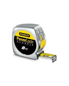 Stanley rolbandmaat powerlock 8 m x 25 mm