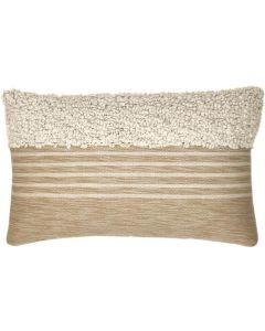 Kussen Tribal 35x60 cm gebroken wit