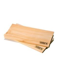 Western Red Cedar houten planken 2st klein 15 x 30 cm