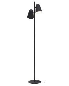 Vloerlamp Salamanca – Zwart – 28x28x145cm – 2L