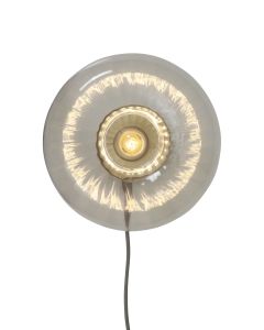 Wandlamp Brussels – Goud/Glas – Ø27cm