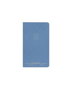 Notitieboek cornflower blue flexibele cover