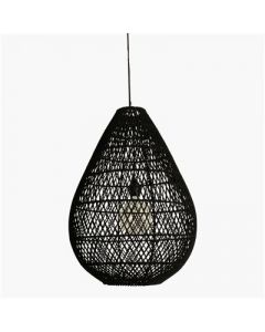 Hanglamp Maze druppel zwart