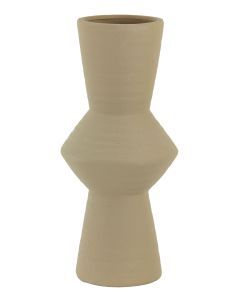 Vaas deco Ayla 22,5 x 22,5 x 50,5 cm keramiek bruin