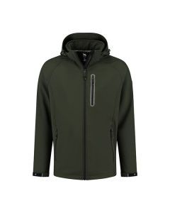Softshell jas Kevan XG groen 4XL