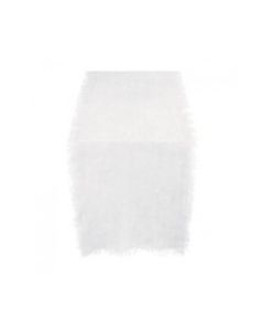 Tafelloper Linen 150x50 cm wit