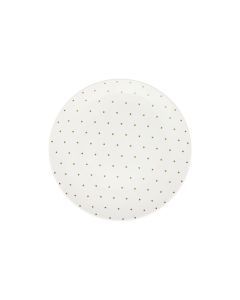 Dinerbord Golden Hearts 25,5cm wit
