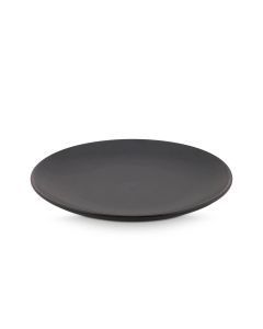 Bord mat zwart 20 cm