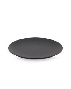 Dinerbord mat zwart 25,5 cm