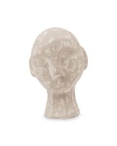 Sculpture head Ecomix S beige 13,5x12,5x20 cm
