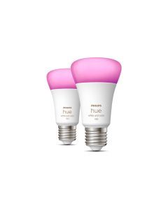 Philips Hue White and color ambiance A60 E27 2-pack