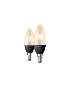 Philips Hue White kaarslamp Filament E14 2-pack