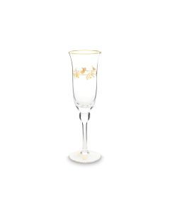 Champagneglas Winter Wonderland goud 220ml