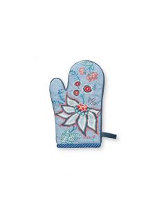 Ovenwant Flower Festival blauw 29x15cm