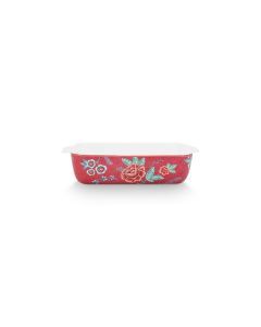 Ovenschaal Flower Festival roze 27,5x18,5x6,5cm