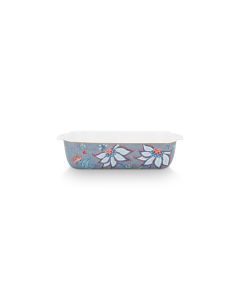 Ovenschaal Flower Festival blauw 27,5x18,5x6,5cm