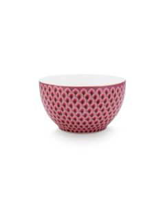 Kom Flower Festival roze 9,5cm